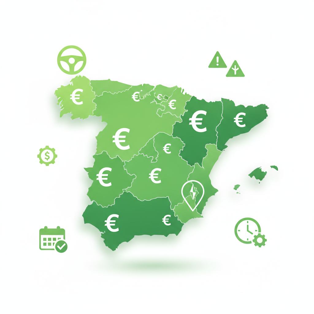 ¿Por qué varía el precio de la autoescuela de una Comunidad Autónoma a otra?